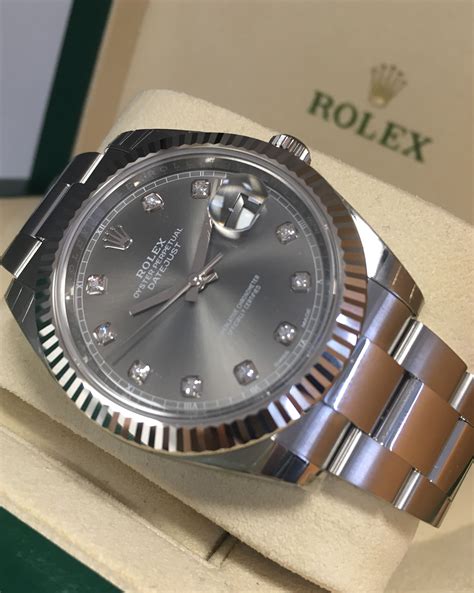 rolex datejust 41 rhodium jubilee